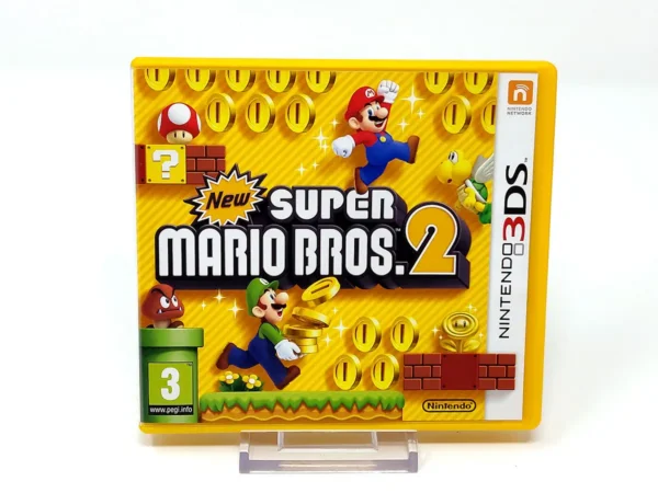 Portada de New Super Mario Bros. 2 (ESP) para Nintendo 3DS, edición PAL España, de segunda mano