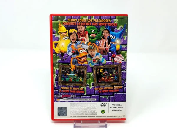 Parte trasera de Buzz! Junior: Monster Rumble (ESP) (Rebajado) para PlayStation 2, edición PAL España