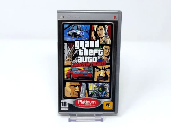 Portada de Grand Theft Auto: Liberty City Stories (ESP) (Platinum) para PSP, edición PAL España, de segunda mano