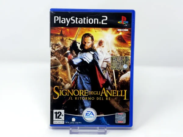 Portada de Il Signore degli Anelli: Il ritorno del Re (ITA) para PlayStation 2, edición PAL Italia, de segunda mano