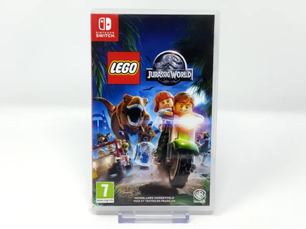 Portada de LEGO Jurassic World (FRA) para Nintendo Switch, edición PAL Francia, de segunda mano