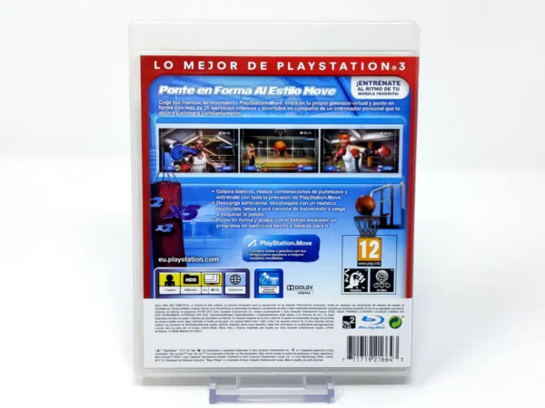 Parte trasera de Move Fitness (Essentials) (ESP) para PlayStation 3, edición PAL España
