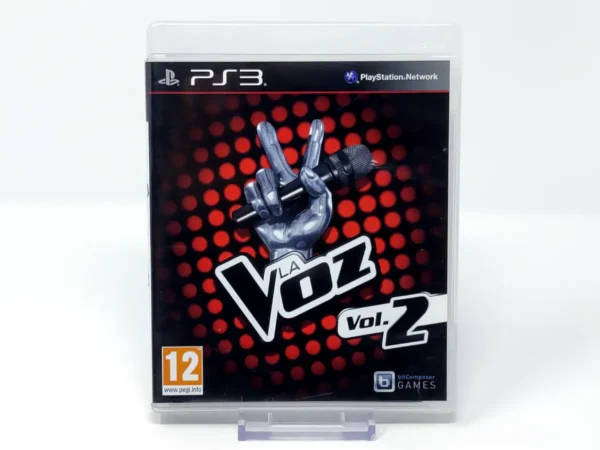 Portada de La Voz Vol.2 (ESP) para PlayStation 3, edición PAL España, de segunda mano