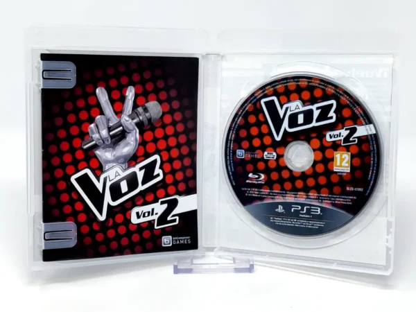 Lateral de la caja de La Voz Vol.2 (ESP) para PlayStation 3