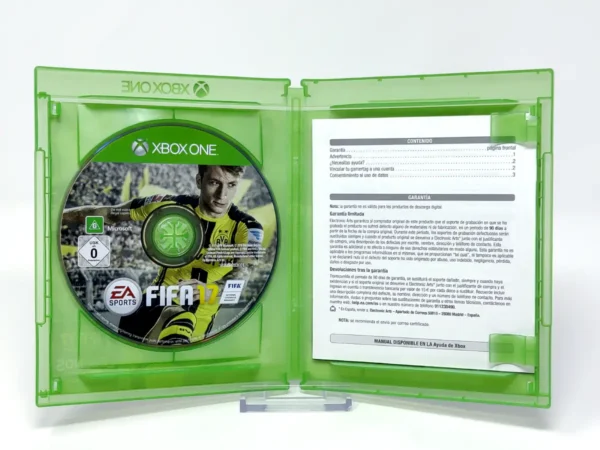 Lateral de la caja de FIFA 17 (ESP) para XBOX One / Series X/S