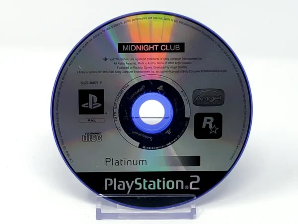 Portada de Midnight Club (ESP) (Platinum) (Disco) para PlayStation 2, edición PAL España, de segunda mano