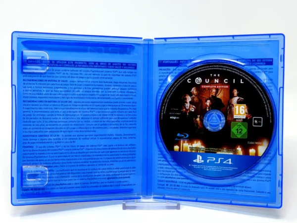Lateral de la caja de The Council (Complete Edition) (ESP) para PlayStation 4