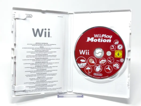 Lateral de la caja de Wii Play: Motion (ESP) (Rebajado) para Nintendo Wii