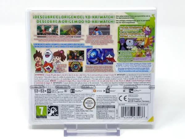 Parte trasera de Yo-kai Watch 2: Fleshy Souls (ESP) (Precintado) para Nintendo 3DS, edición PAL España