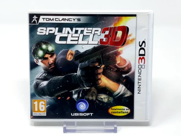 Portada de Tom Clancy's Splinter Cell 3D (ESP) para Nintendo 3DS, edición PAL España, de segunda mano