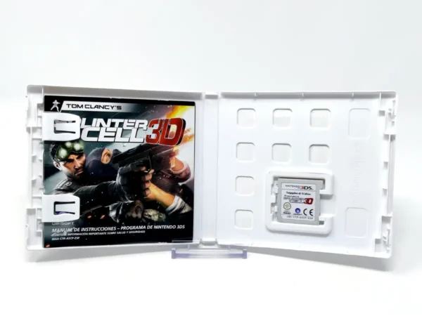 Lateral de la caja de Tom Clancy's Splinter Cell 3D (ESP) para Nintendo 3DS