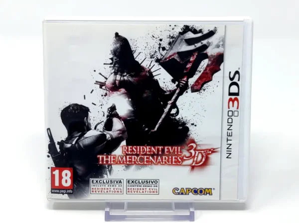 Portada de Resident Evil: The Mercenaries 3D (ESP) para Nintendo 3DS, edición PAL España, de segunda mano