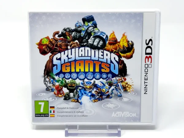 Portada de Skylanders Giants (ESP) para Nintendo 3DS, edición PAL España, de segunda mano