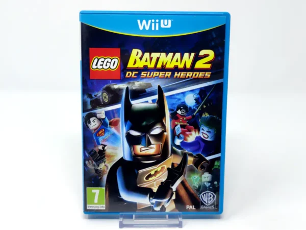 Portada de LEGO Batman 2 DC Super Heroes (ESP) para Nintendo Wii U, edición PAL España, de segunda mano