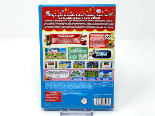 Parte trasera de Animal Crossing: Amiibo Festival (ESP) para Nintendo Wii U, edición PAL España
