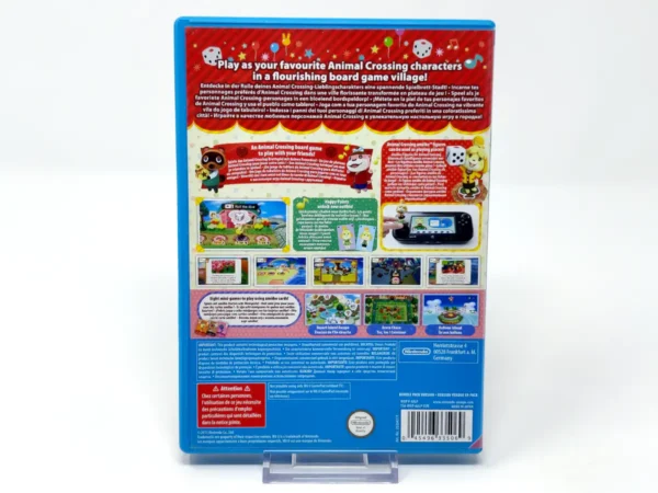 Parte trasera de Animal Crossing: Amiibo Festival (ESP) (Rebajado) para Nintendo Wii U, edición PAL España