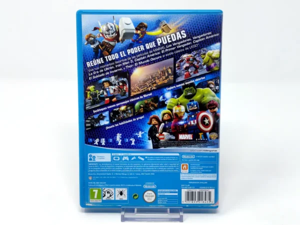 Parte trasera de LEGO Marvel's Avengers (ESP) (Rebajado) para Nintendo Wii U, edición PAL España