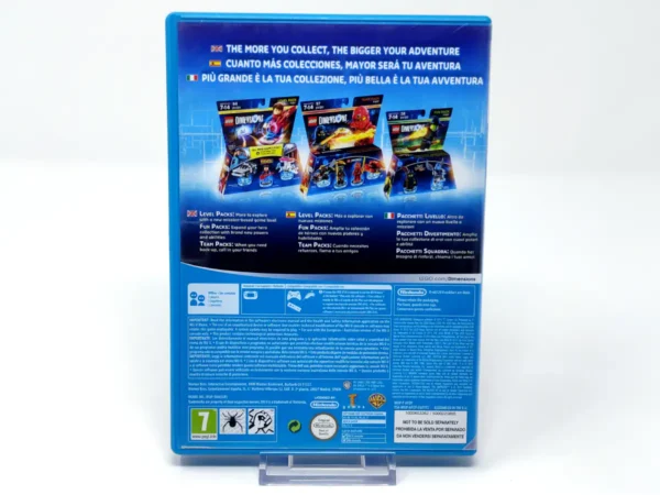 Parte trasera de LEGO DIMENSIONS (ESP) para Nintendo Wii U, edición PAL España