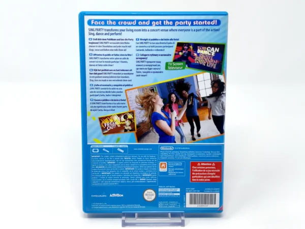 Parte trasera de Sing Party (ESP) (Rebajado) para Nintendo Wii U, edición PAL España