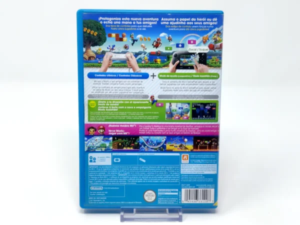 Parte trasera de New Super Mario Bros. U (ESP) (Rebajado) para Nintendo Wii U, edición PAL España