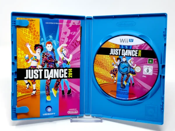 Lateral de la caja de Just Dance 2014 (ESP) para Nintendo Wii U
