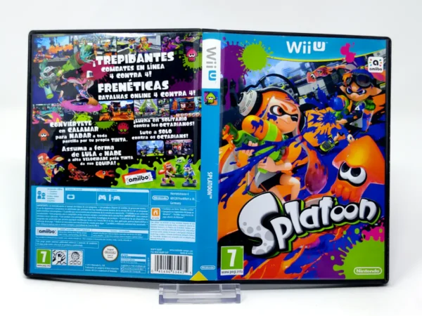 Splatoon (ESP) (Carátula) para Nintendo Wii U, edición PAL España, de segunda mano
