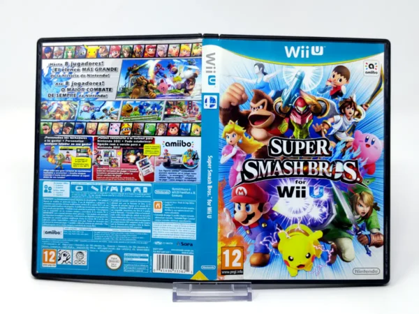 Super Smash Bros. Wii U (ESP) (Carátula) para Nintendo Wii U, edición PAL España, de segunda mano