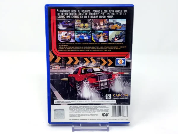 Parte trasera de Auto Modellista (ESP) para PlayStation 2, edición PAL España