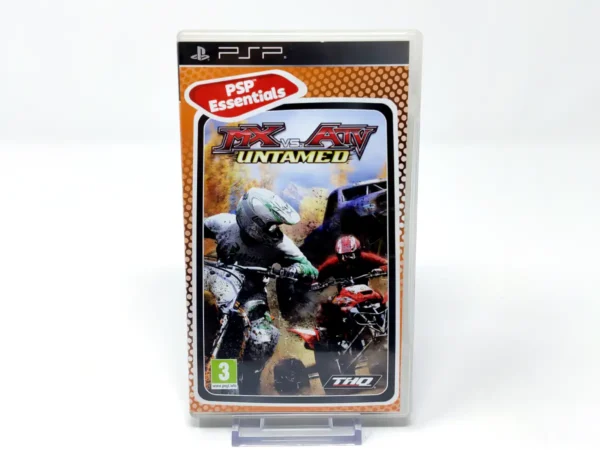 Portada de MX vs. ATV: Untamed (Essentials) (ESP) para PSP, edición PAL España, de segunda mano