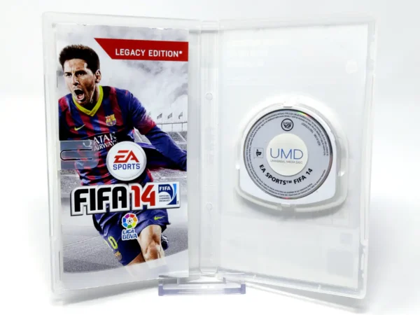 Lateral de la caja de FIFA 14 (ESP) para PSP