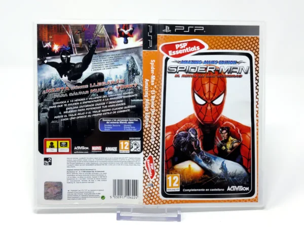Spider-Man: Web of Shadows (Essentials) (ESP) (Carátula) para PSP, edición PAL España, de segunda mano