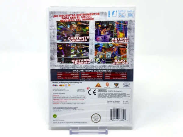 Parte trasera de Ultimate Band (ESP) (Precintado) para Nintendo Wii, edición PAL España