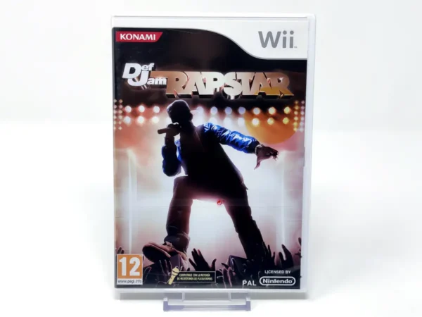 Portada de Def Jam Rapstar (ESP) (Precintado) para Nintendo Wii, edición PAL España, nuevo