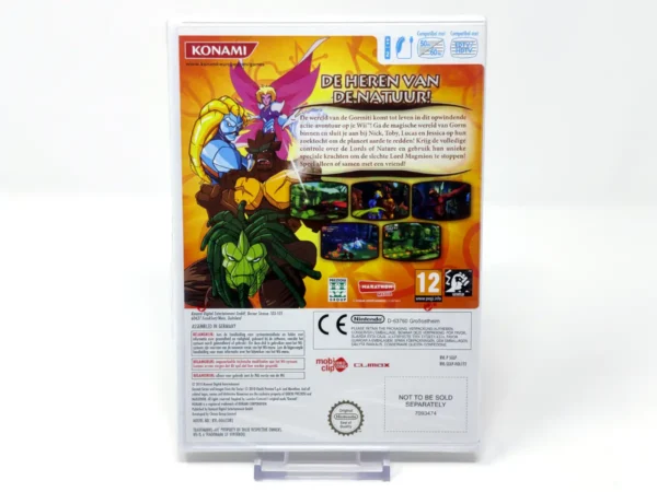 Parte trasera de Gormiti: The Lords of Nature! (HOL) (Precintado) para Nintendo Wii, edición PAL Holanda