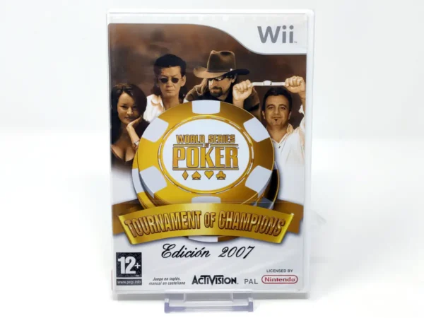 Portada de World Series of Poker: Tournament of Champions (ESP) (Precintado) para Nintendo Wii, edición PAL España, nuevo