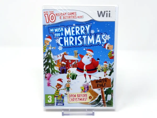 Portada de We Wish You A Merry Christmas (UK) (Precintado) para Nintendo Wii, edición PAL UK, nuevo