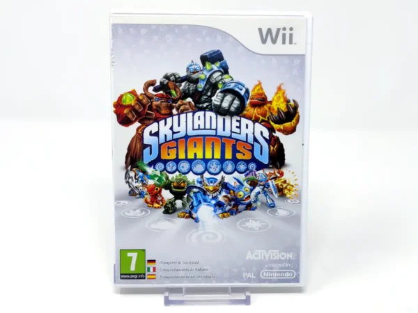 Portada de Skylanders Giants (ESP) para Nintendo Wii, edición PAL España, de segunda mano