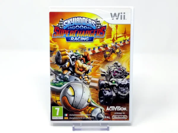 Portada de Skylanders SuperChargers Racing (ESP) para Nintendo Wii, edición PAL España, de segunda mano