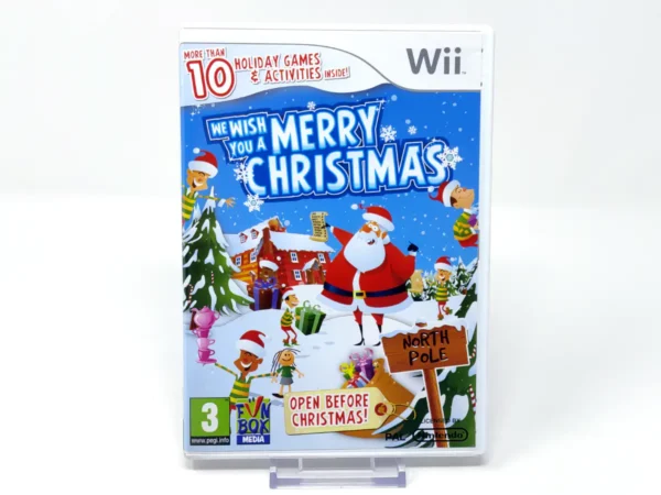 Portada de We Wish You A Merry Christmas (UK) para Nintendo Wii, edición PAL UK, de segunda mano