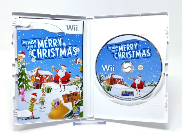 Lateral de la caja de We Wish You A Merry Christmas (UK) para Nintendo Wii