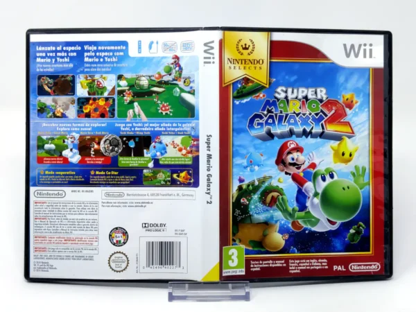 Super Mario Galaxy 2 (ESP) (Carátula) para Nintendo Wii, edición PAL España, de segunda mano