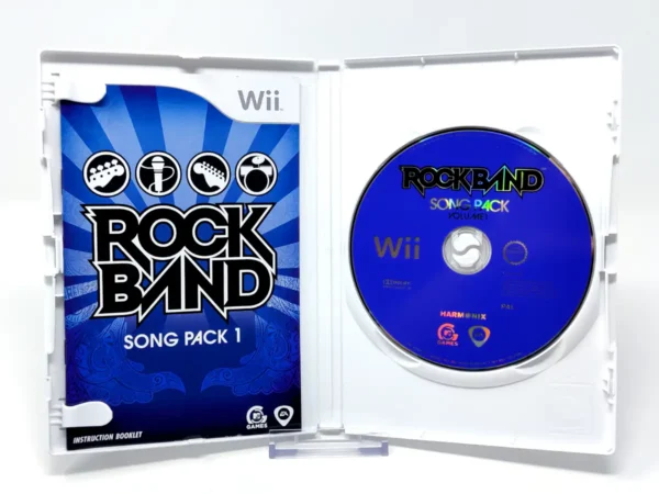 Lateral de la caja de Rock Band (UK) para Nintendo Wii