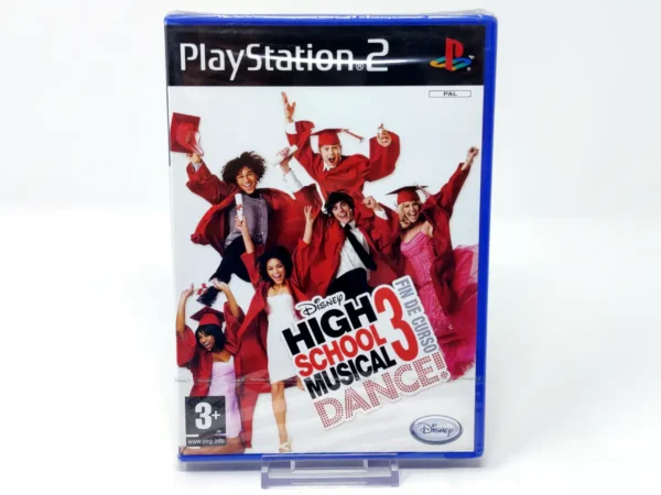 Portada de Disney High School Musical 3: ¡Fin de curso DANCE! (ESP) (Precintado) para PlayStation 2, edición PAL España, de segunda mano