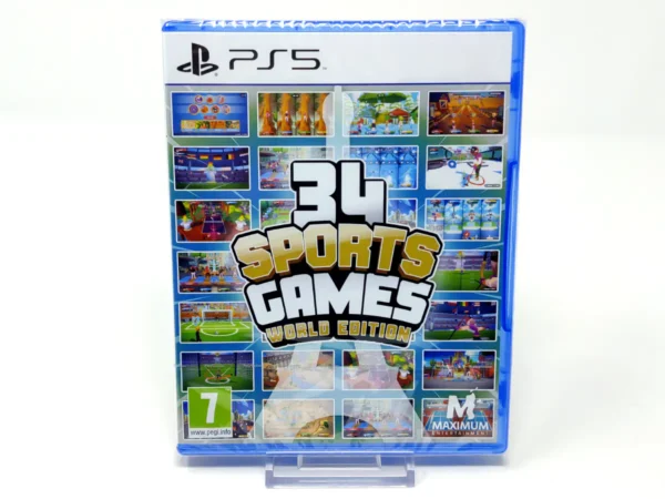 Portada de 34 Sports Games: World Edition (ESP) (Precintado) para PlayStation 5, edición PAL España, nuevo