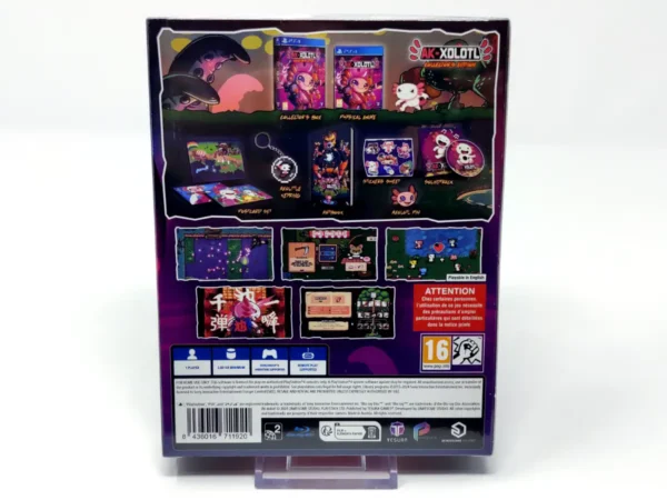 Parte trasera de AK-xolotl (Collector's Edition) (EUR) (Precintado) para PlayStation 4, edición PAL EUR