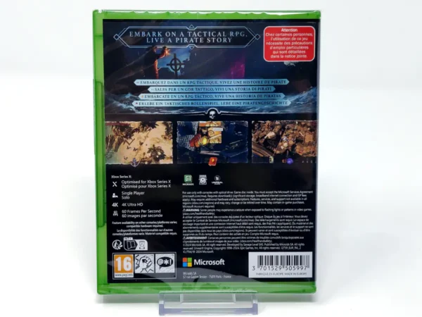 Parte trasera de Flint: Treasure of Oblivion (ESP) (Precintado) (Rebajado) para XBOX One / Series X/S, edición PAL España
