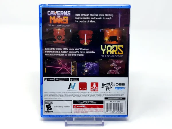 Parte trasera de Atari: Recharged Collection 3 (Limited Run) (USA) (Precintado) para PlayStation 5, edición NTSC USA