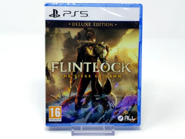 Portada de Flintlock: The Siege of Dawn (Deluxe Edition) (ESP) (Precintado) para PlayStation 5, edición PAL España, nuevo