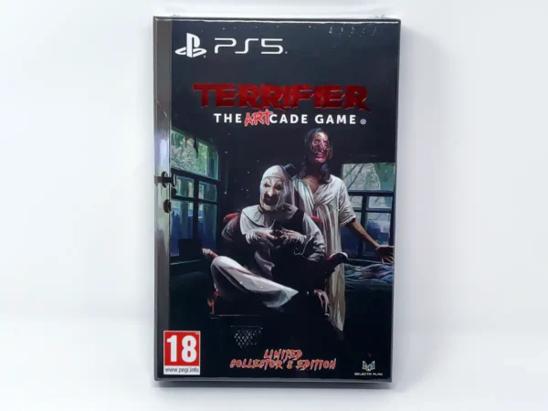 Portada de Terrifier: The ARTcade Game (Edición Coleccionista) (EUR) (Precintado) para PlayStation 5, edición PAL EUR, nuevo