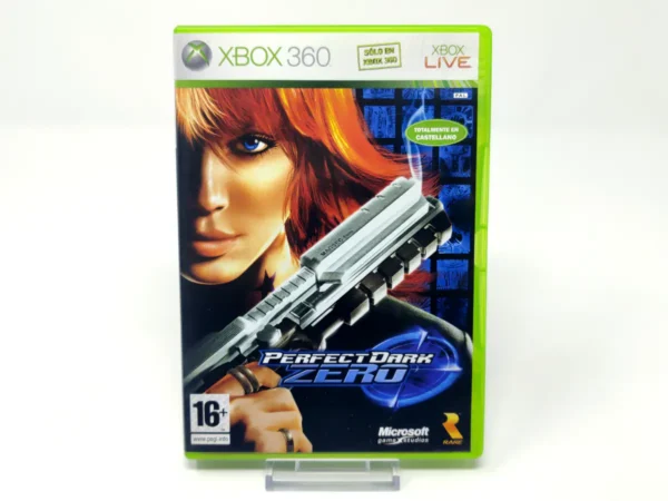 Portada de Perfect Dark Zero (ESP) para XBOX 360, edición PAL España, de segunda mano